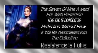 The Seven of Nine Award for web perfection